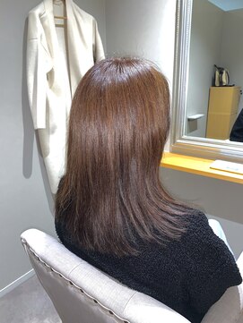 ぷう 40代50代60代◎脱白髪染め 大人ロングスタイル