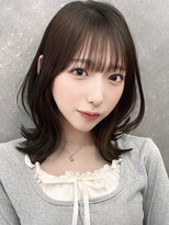 クム(kumu)&nbsp;【kumu】 ミディアム/顔周りカット/おくれ毛レイヤー/栄/名古屋