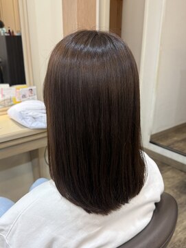 アルターリール(aL ter Rire) ホワイトグレージュ/デジタルパーマ/チェリーブラウン/杉田花乃