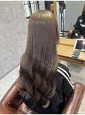 透明感ベージュカラー