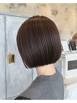 サロウィン 熊本上通り店(SALOWIN) ナチュラルブラウンの柔らかボブ
