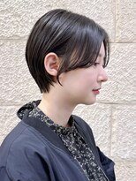 ハピネス 河原町店(Happiness)&nbsp;黒髪ショート　顔まわりカット　京都美容室　進詩織