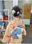 お団子ヘアアレンジ
