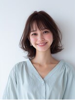 e.m.a プレミアムビューティーサロン 栄駅店(e.m.a PREMIUM BEAUTY SALON)&nbsp;レイヤーカット/イメチェン/外ハネボブ/美髪/ワイドバング/髪型