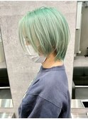 ペールミント/ホワイトグリーン/髪質改善/ハイトーン/ブリーチ
