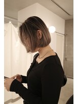 オンリー(ONLY.) ボブ × バレイヤージュ