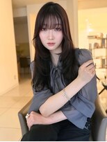 マージュ ギンザ(marju GINZA)&nbsp;☆ロングレイヤーカット　ワンカール　シースルーバング