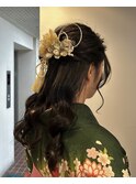 ◆卒業式ハーフアップアレンジ◆