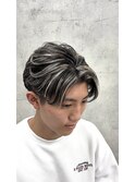 ハイライト/メンズハイライト/センターパート/メッシュ