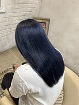 ディプティック ヘアー チェンジ ミュージアム(diptych Hair Change Museum)&nbsp;ネイビーカラー/ブルーブラック/ケアブリーチ/滋賀/南草津