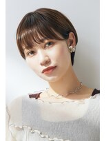 エイチツーオーアヴェダ 渋谷ヒカリエＳｈｉｎＱｓ店 クロードモネＨ２Ｏアヴェダ&nbsp;マッシュショート×マロンブラウン