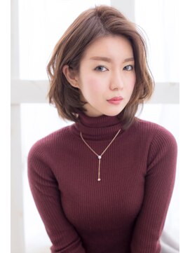 イースタイル 元町店(e-style) デザインカラーで大人感。フェアリーなとろみショート