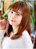 可愛くキレイにしなかやセミディヘア[橋本駅]