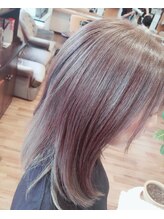 クラージュ 二十四軒店(HAIR SPACE COURAGE) ブルーシルバー