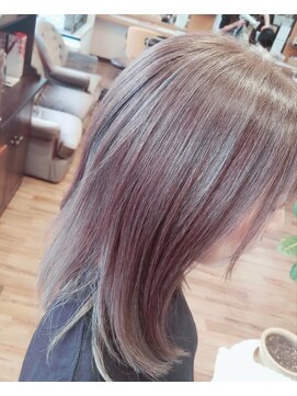 クラージュ 二十四軒店(HAIR SPACE COURAGE) ブルーシルバー