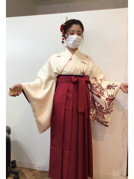ヘアーミッションツムジ(hair mission Tsumuji) 卒業式着付け