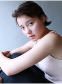 本八幡×黒髪×ハンサムなオールバックショート