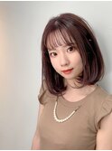 《era》ココアブラウン　艶ツヤボブ　セクシーミディ　みわ
