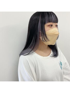 キー(kii) フェイスフレーミングカラー ラベンダー 福岡 天神 今泉