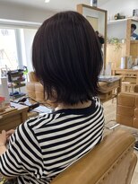 メアリー バイ メリー(marry by merry)&nbsp;【立町メアリーバイメリー】☆ほんのりピンク×外ハネミディ☆