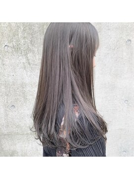 メゾンアクア 表参道(Maison ACQUA) ブリーチなしカラー　透明感　グレージュ　オリーブカラー