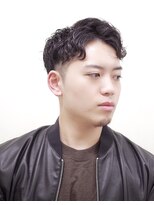 ヨシザワインク プレミアム 築地店(YOSHIZAWA Inc. PREMIUM)&nbsp;ショート/アップバングパーマ/ツーブロ/くせ毛風パーマ/ビジネス