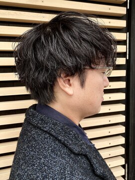 ニアウ 太田店(Niau) メンズパーマツイストスパイラルパーマメンズカット