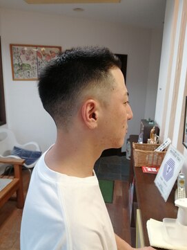 ヘアーコミュニケーション ないとう フェードスタイルベリーショート