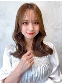 るなstyle 韓国くびれヘア 10代20代30代 薄めぱっつん前髪
