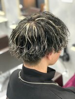 クレオ 片江店(CREO) メッシュ×メンズツイストパーマ刈り上げ