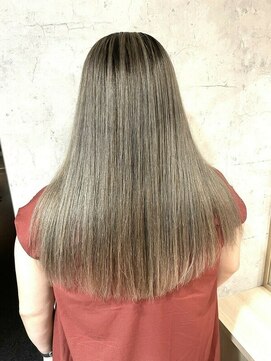 ルクスバイアフィナー(Luxo by Afinar) ミルクティグレージュ×シャドウルーツ/バレイヤージュ