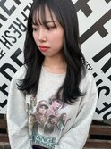 ダークカラー+レイヤースタイル