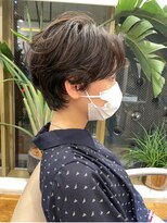 ビュートリアム ギンザ(BEAUTRIUM)&nbsp;ベリーショート/ショートヘア/パーマショート/ピンクブラウン