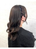サイド編み込み