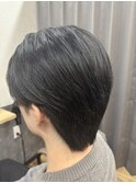 センターパートメンズレイヤー