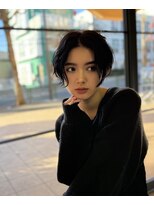 トレノ(Treno.)&nbsp;ナチュラル黒髪ショートボブ×柔らかパーマ【Treno.吉祥寺】
