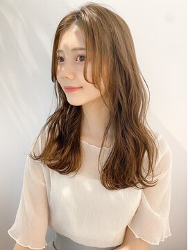 レア 表参道(L'ea) ミディアムヘア暗めカラーグランマッシュデザインカラー