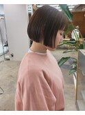 【HANAE】ミニボブ×マロンベージュ