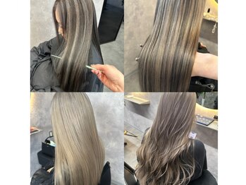 ワイ バイ カラー デザイン(Y by color design)の写真/ダブルカラー/ハイライト/ハイトーンカラーが人気！細かなニュアンスも立体的に仕上げる◎