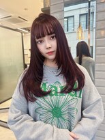 リリー(Lilley)&nbsp;【稲永麻衣】レイヤーカット+顔まわり+ダブルカラー+韓国ヘア