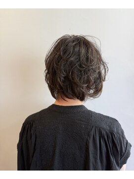 ピュアソウル(Pure Soul) くせ毛を活かすボブ　アッシュカラー