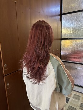 エディット アンド 緑地(Edit&) ダブルカラーチェリーレッド