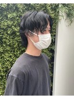 マザー メンズサロン 下北沢(MOTHER men's salon) センターパート×スパイラルパーマ×ニュアンスパーマ