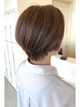 ヘアメイク アリエス 岩切店(HAIR MAKE aries) 【宮城・仙台】透け感ベージュが大人かわいいやわらかショート
