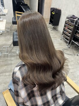 トゥルークリエイション 新越谷(True Creation) 黒髪カタログ/クラゲヘアー/オリーブグレー/新越谷