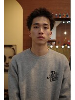 チャプター 問屋町(chapter) スパイキーショートテーパーフェード眉毛カット