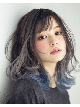 アベックプレジール 海老津店(AVEC PLAISIR) 裾カラー×ミディアムレイヤー