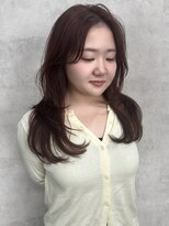 ルノン(LUNON)&nbsp;暗めカラーグランマッシュデザインカラーフェイスフレーミング