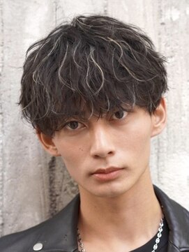 フィフス 渋谷(fifth) 渋谷大人波巻き2WAYシャドウルーズパーマツーブロックマッシュ