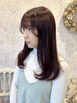 ディーヴァヘアーエズ(DIVA hair Eze)&nbsp;春◎カシスピンクワンカールで大人可愛い艶髪
